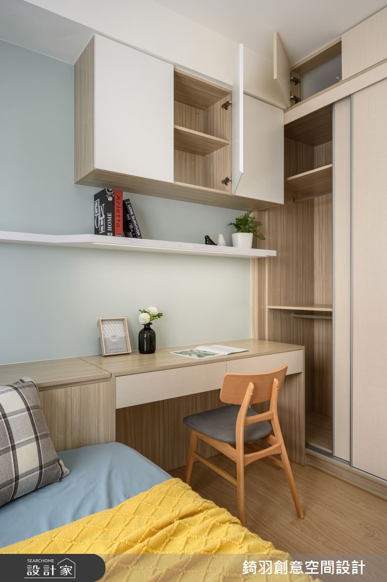 20坪新成屋(5年以下)＿北歐風臥室案例圖片＿錡羽創意空間設計＿錡羽_39之24