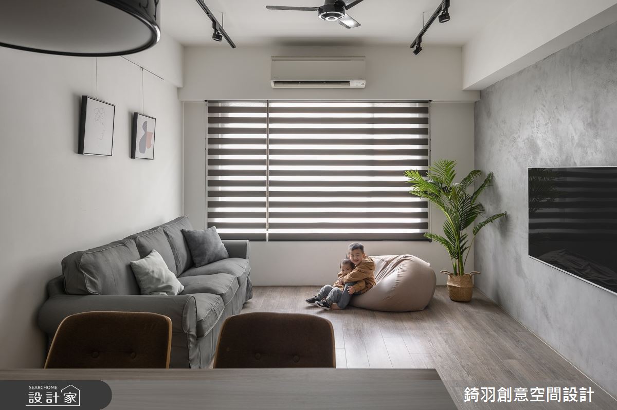 20坪新成屋(5年以下)＿日式無印風客廳案例圖片＿錡羽創意空間設計＿錡羽_40之2