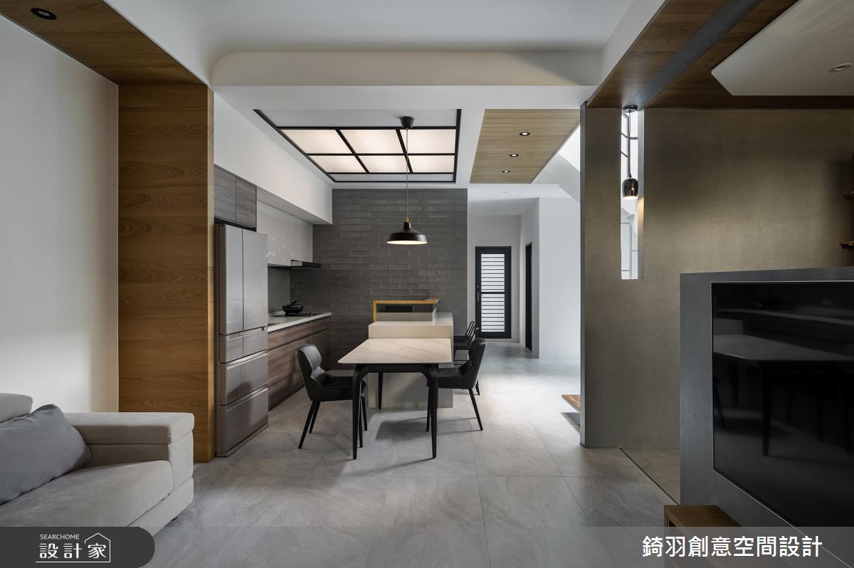 60坪老屋(31~40年)＿現代風餐廳廚房中島案例圖片＿錡羽創意空間設計＿錡羽_41之17