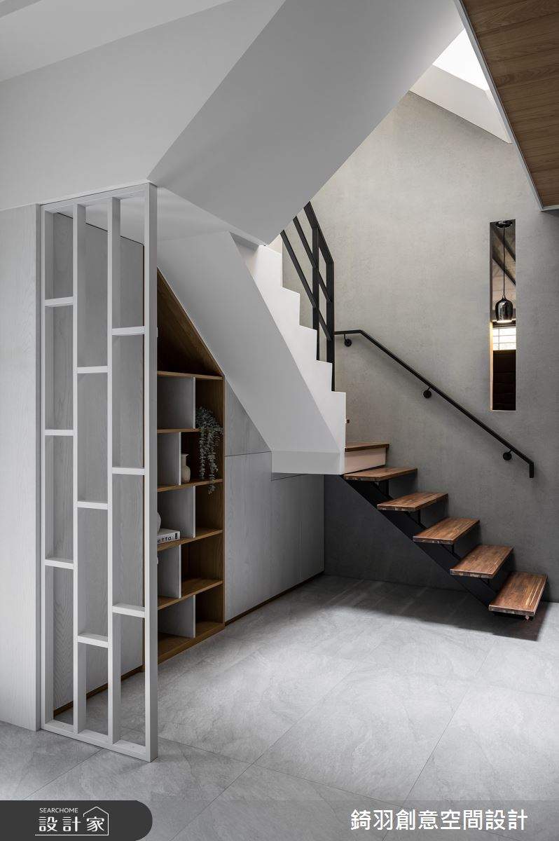 60坪老屋(31~40年)＿現代風樓梯案例圖片＿錡羽創意空間設計＿錡羽_41之22