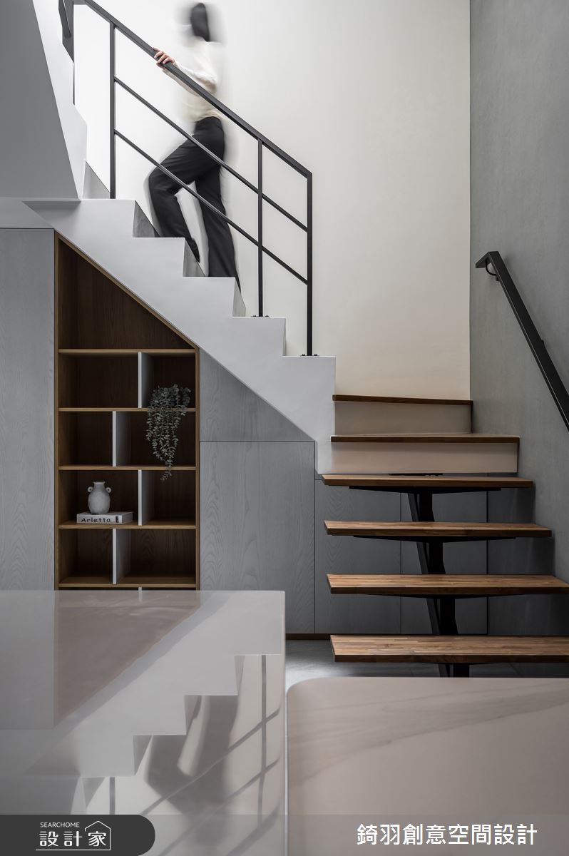 60坪老屋(31~40年)＿現代風樓梯案例圖片＿錡羽創意空間設計＿錡羽_41之23