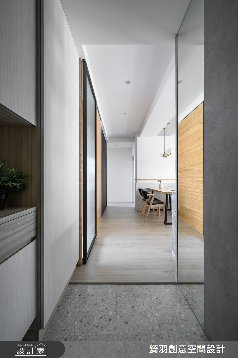 22坪新成屋(5年以下)＿現代風玄關案例圖片＿錡羽創意空間設計＿錡羽_42之1