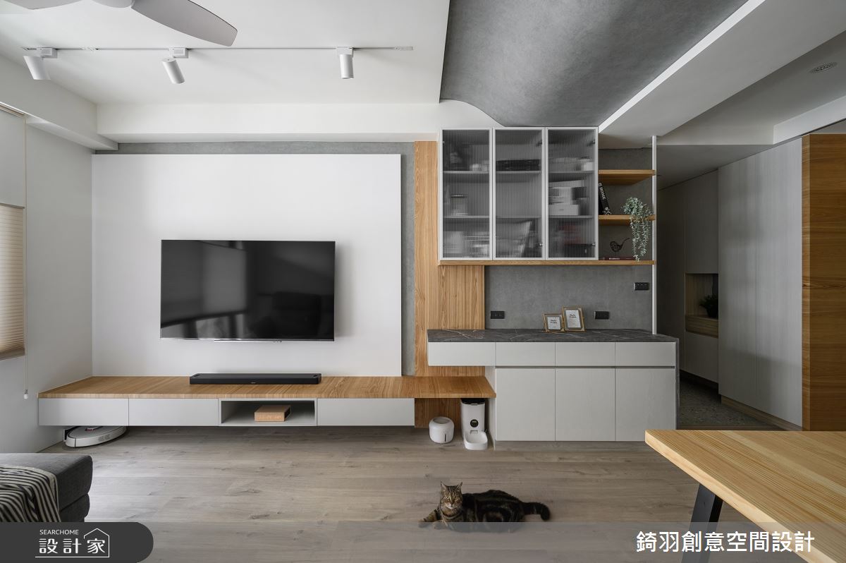 22坪新成屋(5年以下)＿現代風客廳餐廳案例圖片＿錡羽創意空間設計＿錡羽_42之16