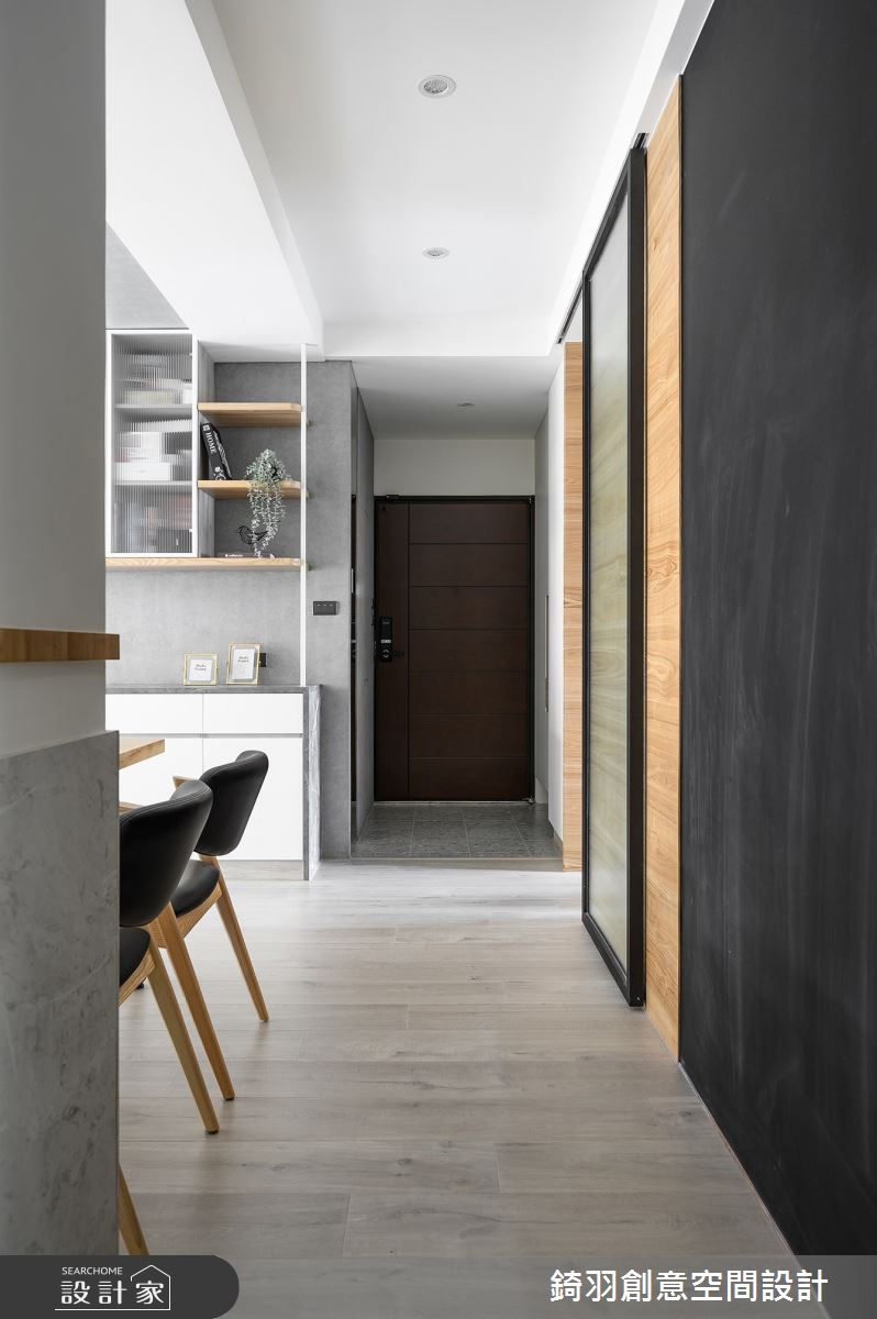 22坪新成屋(5年以下)＿現代風走廊案例圖片＿錡羽創意空間設計＿錡羽_42之26