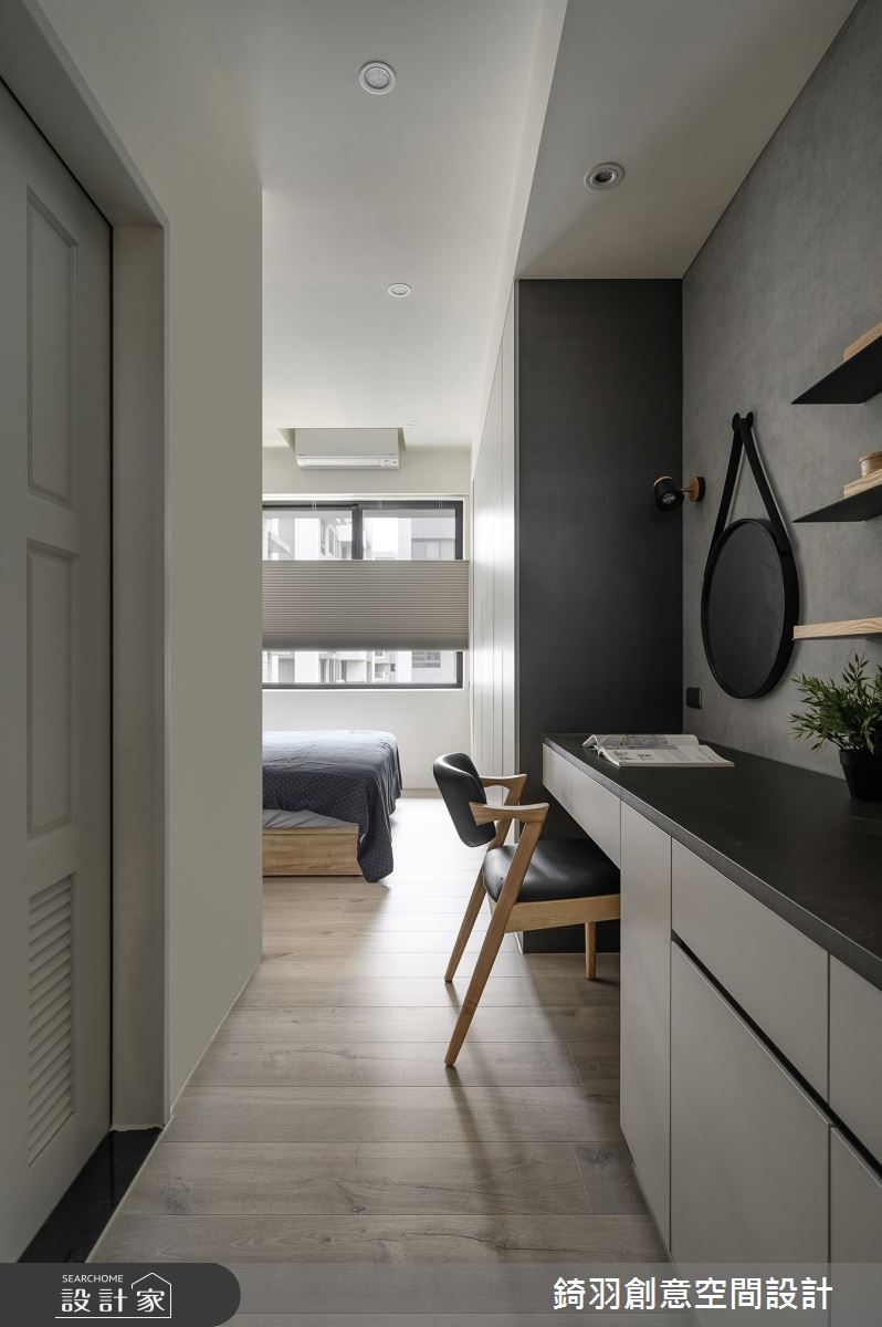 22坪新成屋(5年以下)＿現代風臥室案例圖片＿錡羽創意空間設計＿錡羽_42之27