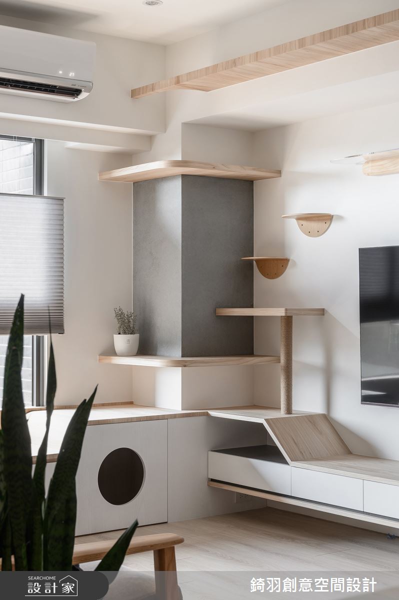 16坪新成屋(5年以下)＿日式無印風客廳案例圖片＿錡羽創意空間設計＿錡羽_43之11
