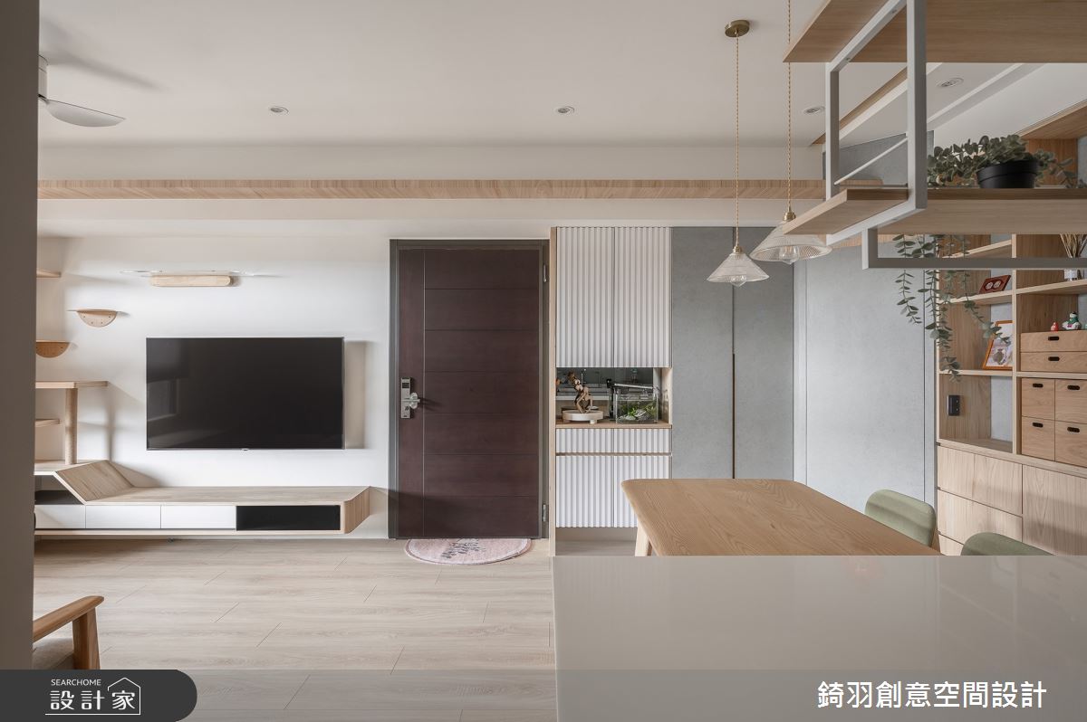 16坪新成屋(5年以下)＿日式無印風玄關客廳餐廳案例圖片＿錡羽創意空間設計＿錡羽_43之1