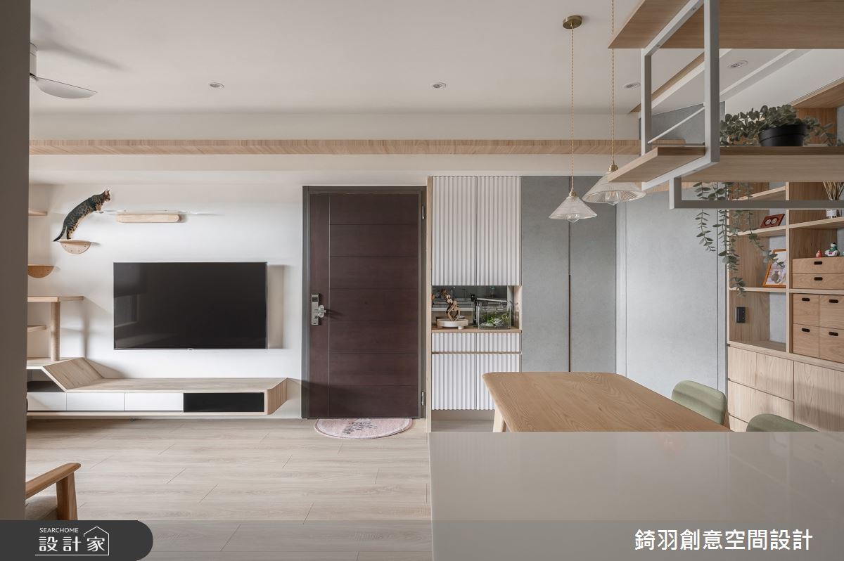 16坪新成屋(5年以下)＿日式無印風玄關客廳餐廳案例圖片＿錡羽創意空間設計＿錡羽_43之3
