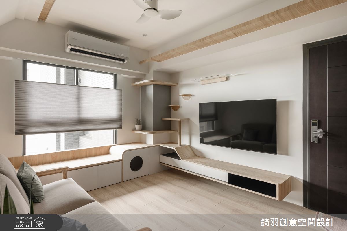 16坪新成屋(5年以下)＿日式無印風客廳案例圖片＿錡羽創意空間設計＿錡羽_43之2