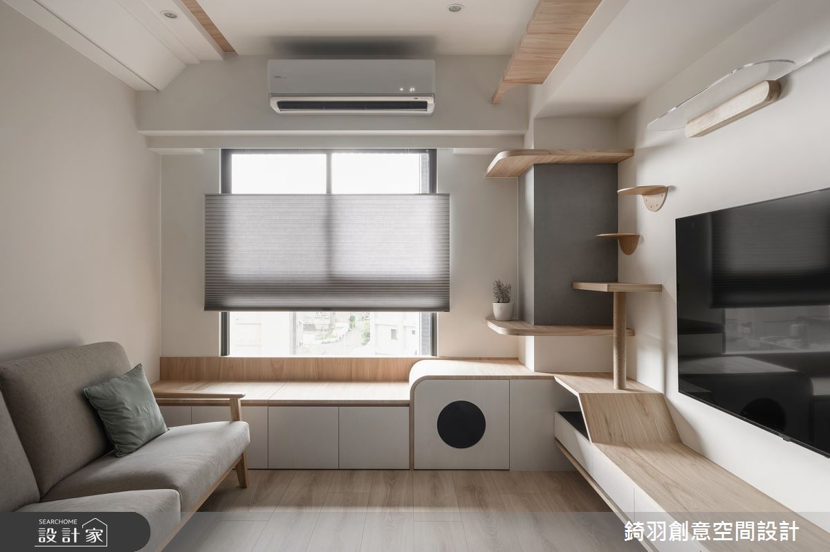 16坪新成屋(5年以下)＿日式無印風客廳案例圖片＿錡羽創意空間設計＿錡羽_43之10
