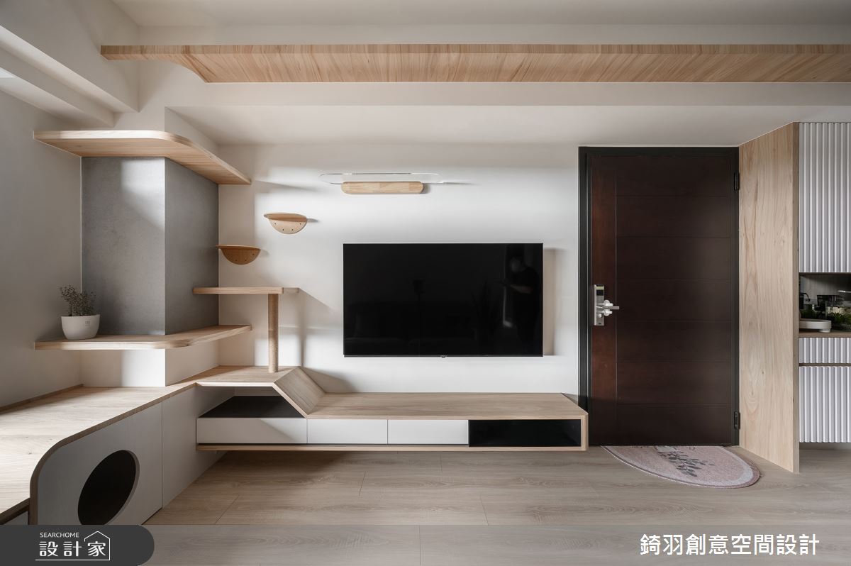 16坪新成屋(5年以下)＿日式無印風客廳案例圖片＿錡羽創意空間設計＿錡羽_43之5