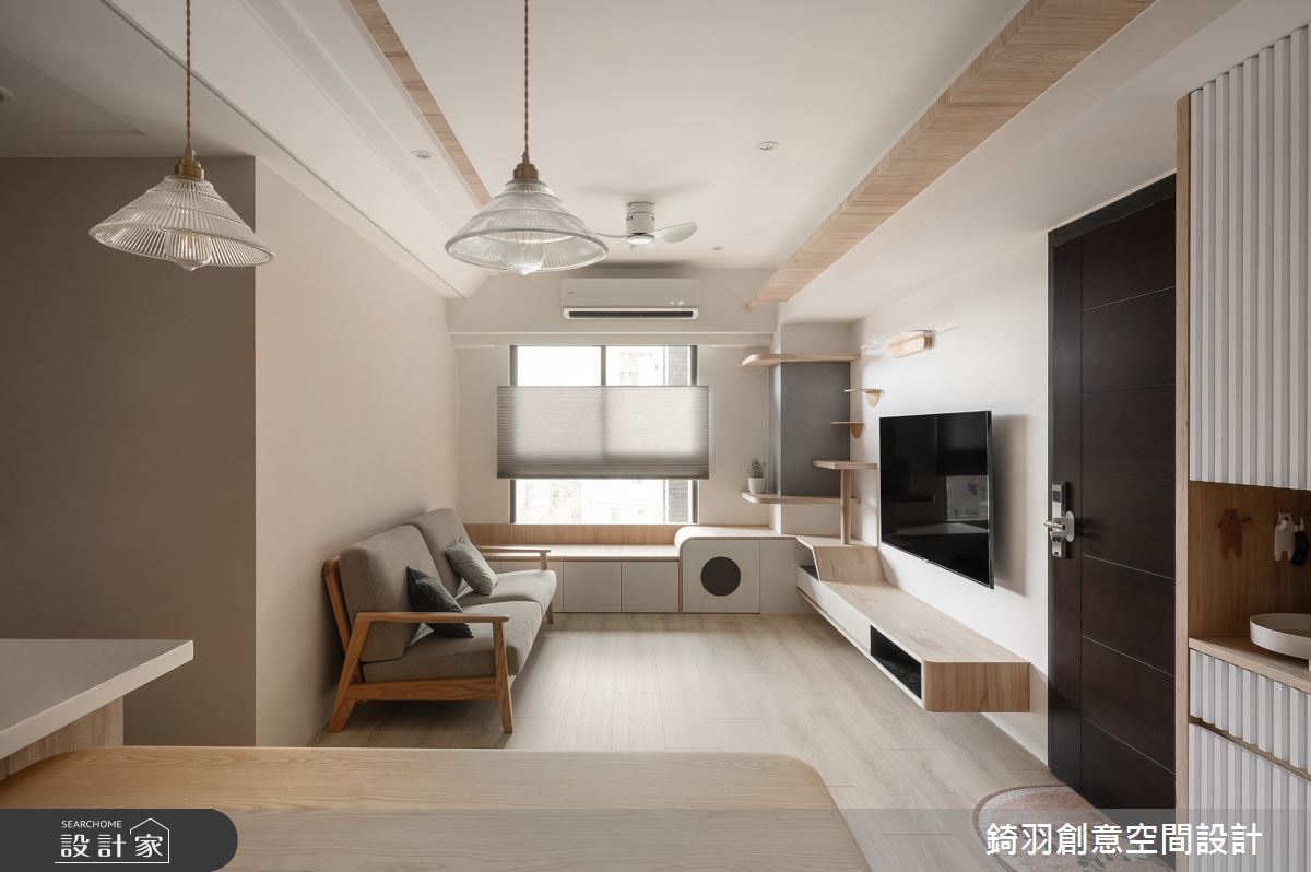 16坪新成屋(5年以下)＿日式無印風客廳案例圖片＿錡羽創意空間設計＿錡羽_43之7