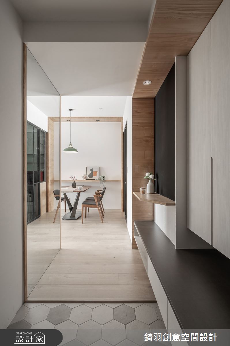 25坪新成屋(5年以下)＿現代風玄關案例圖片＿錡羽創意空間設計＿錡羽_44之2