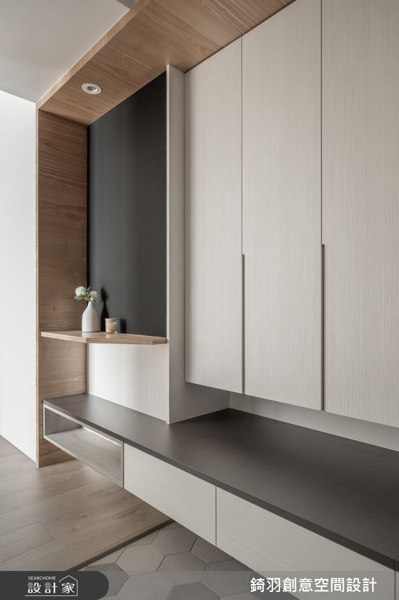25坪新成屋(5年以下)＿現代風玄關案例圖片＿錡羽創意空間設計＿錡羽_44之3