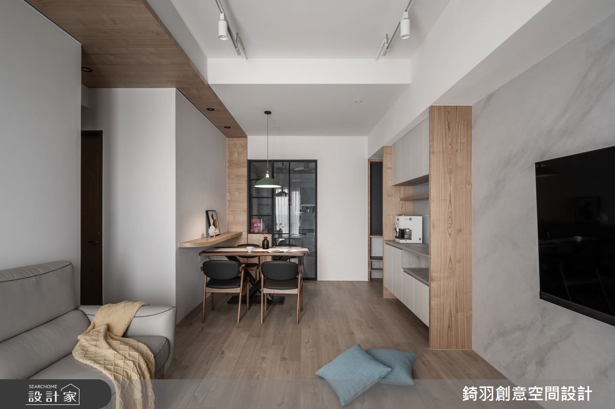 25坪新成屋(5年以下)＿現代風客廳餐廳案例圖片＿錡羽創意空間設計＿錡羽_44之14