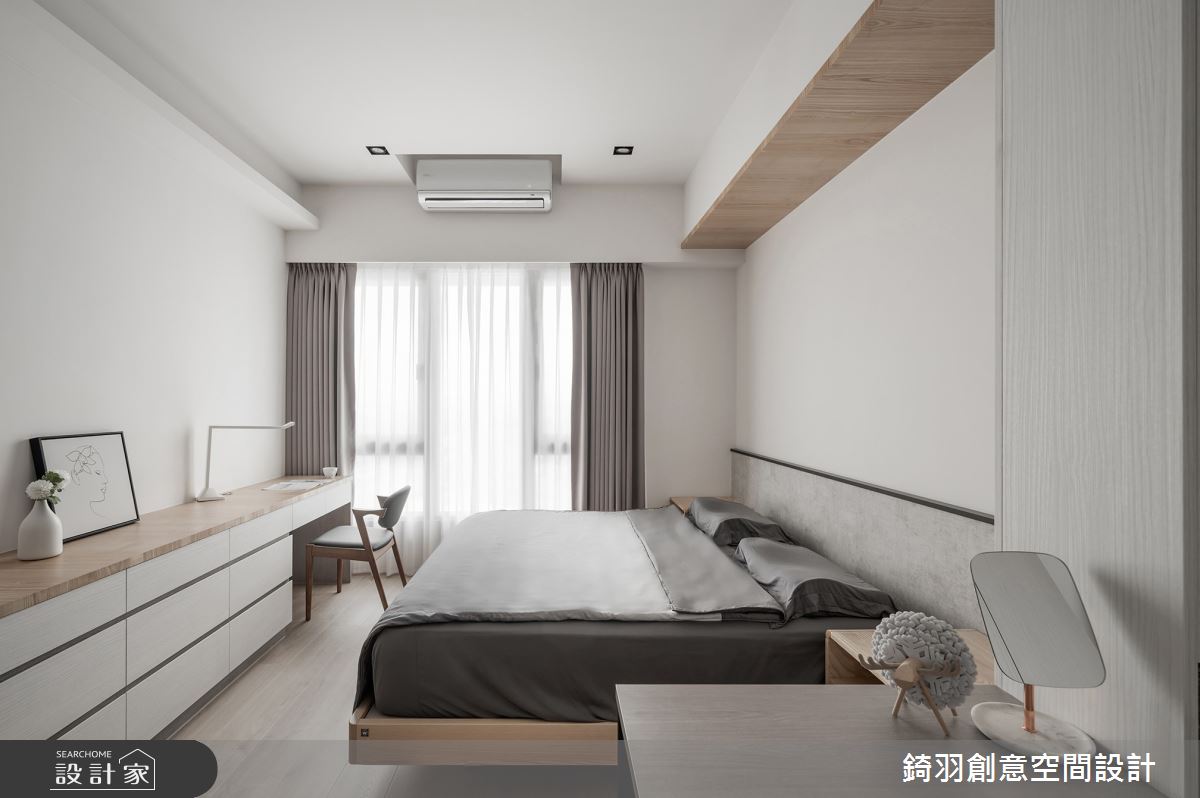 25坪新成屋(5年以下)＿現代風臥室案例圖片＿錡羽創意空間設計＿錡羽_44之18