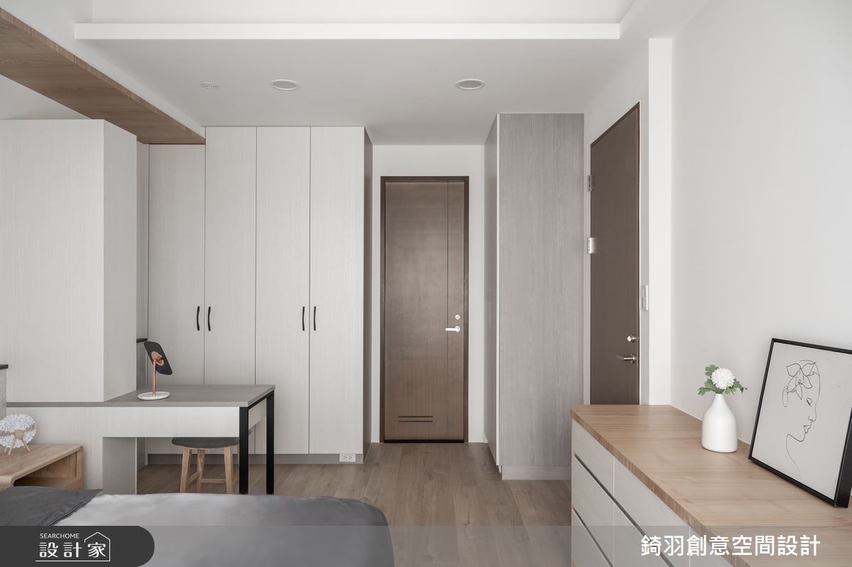 25坪新成屋(5年以下)＿現代風臥室案例圖片＿錡羽創意空間設計＿錡羽_44之21