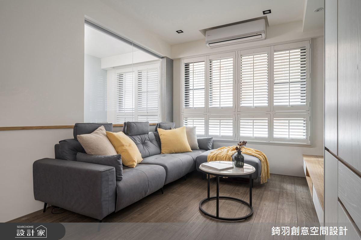 20坪新成屋(5年以下)＿現代風客廳案例圖片＿錡羽創意空間設計＿錡羽_46之4