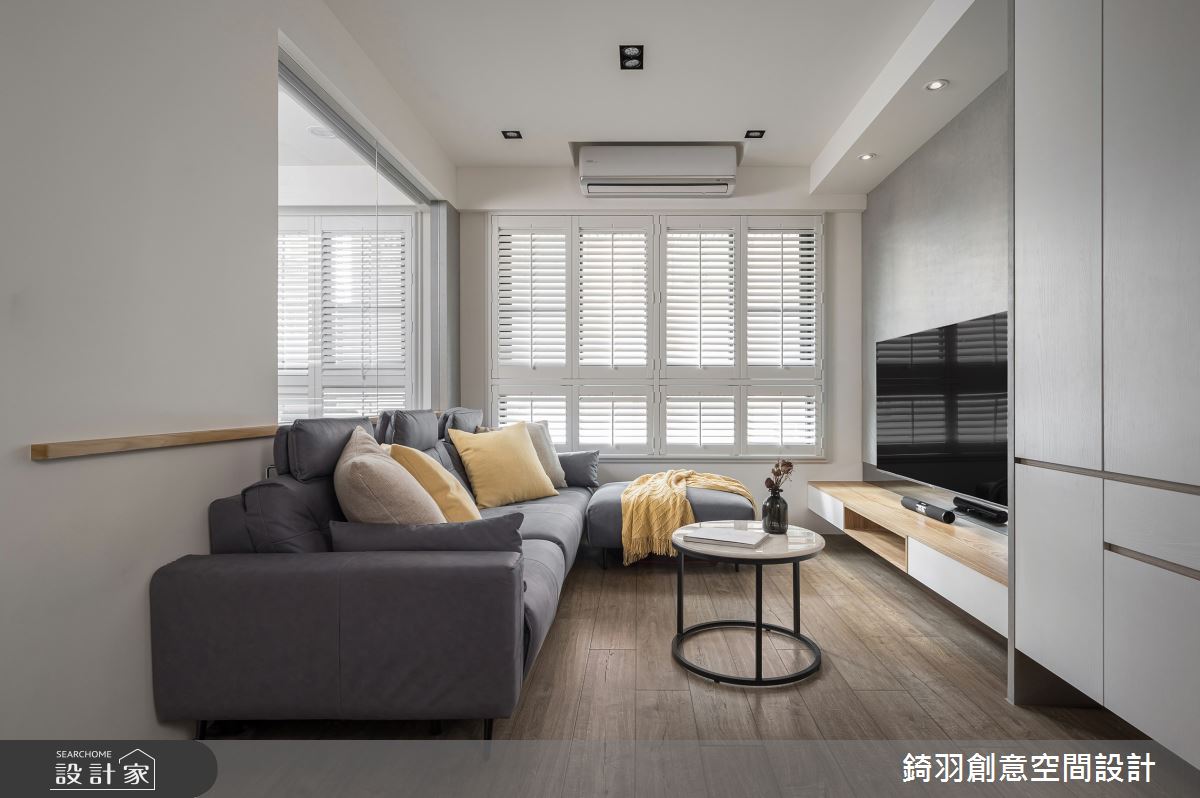 20坪新成屋(5年以下)＿現代風客廳案例圖片＿錡羽創意空間設計＿錡羽_46之5