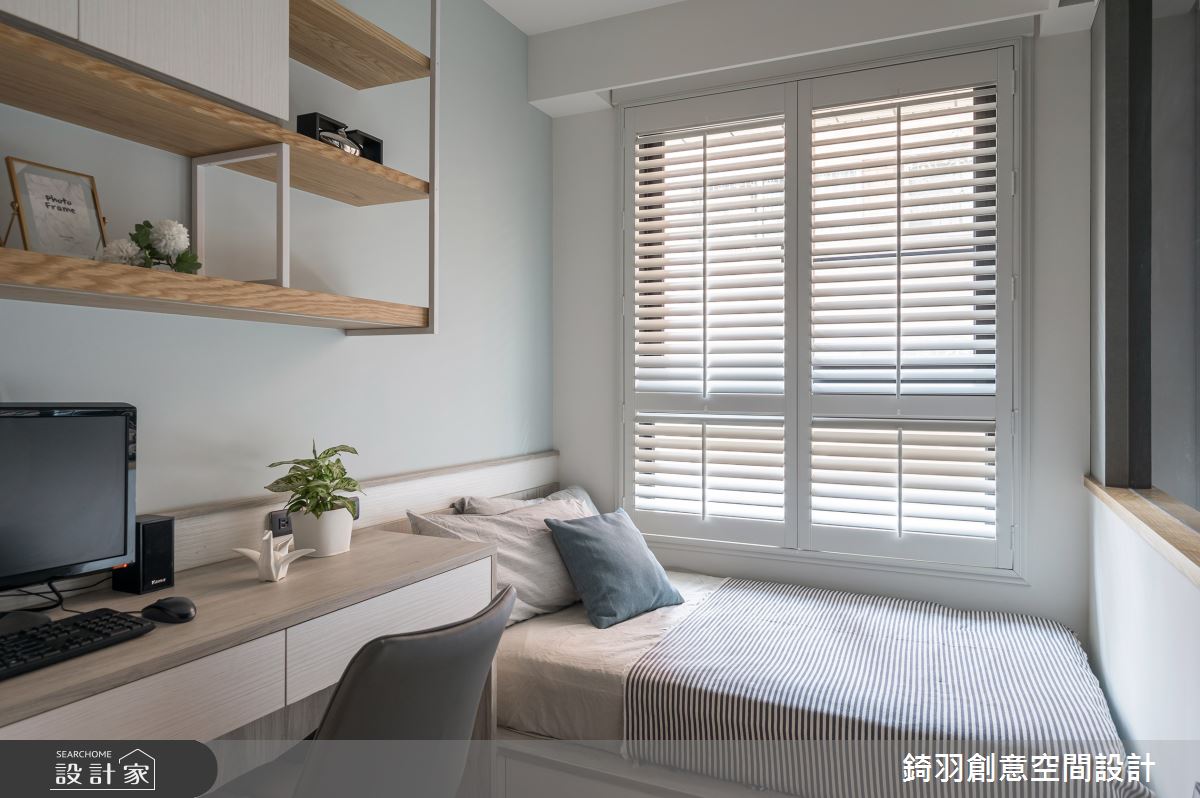 20坪新成屋(5年以下)＿現代風臥室案例圖片＿錡羽創意空間設計＿錡羽_46之20