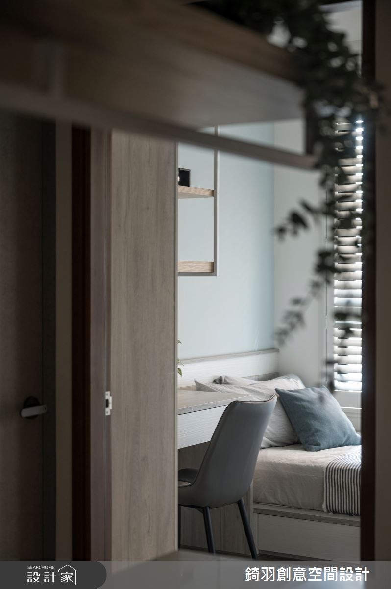 20坪新成屋(5年以下)＿現代風臥室案例圖片＿錡羽創意空間設計＿錡羽_46之19