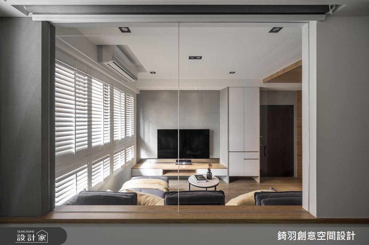 20坪新成屋(5年以下)＿現代風臥室案例圖片＿錡羽創意空間設計＿錡羽_46之21