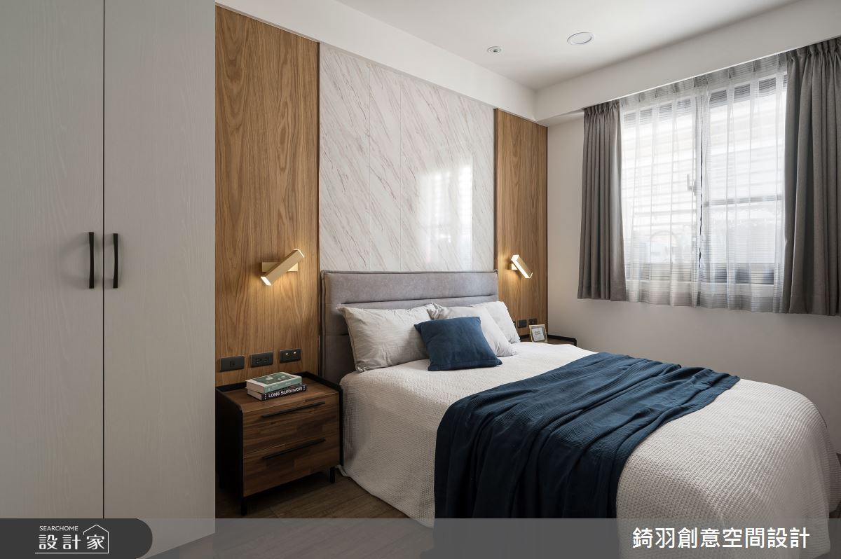 20坪新成屋(5年以下)＿現代風臥室案例圖片＿錡羽創意空間設計＿錡羽_46之22