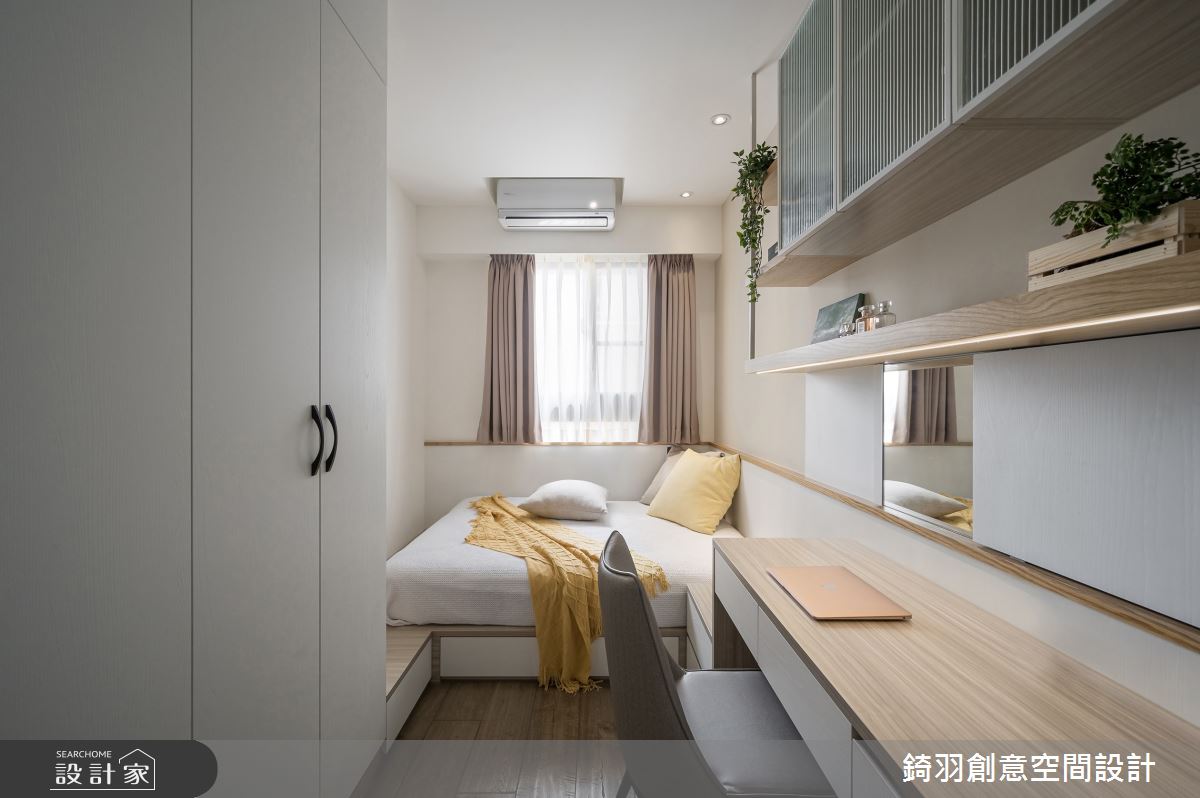 20坪新成屋(5年以下)＿現代風臥室案例圖片＿錡羽創意空間設計＿錡羽_46之27