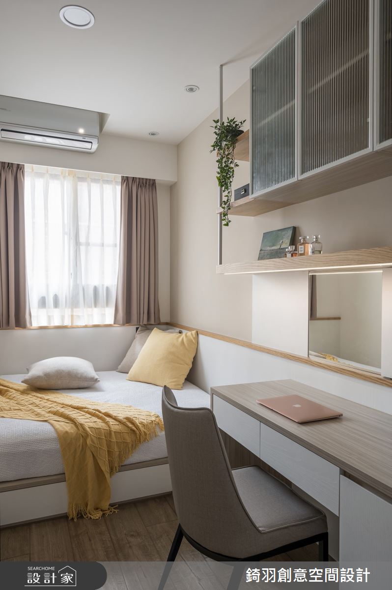 20坪新成屋(5年以下)＿現代風臥室案例圖片＿錡羽創意空間設計＿錡羽_46之29