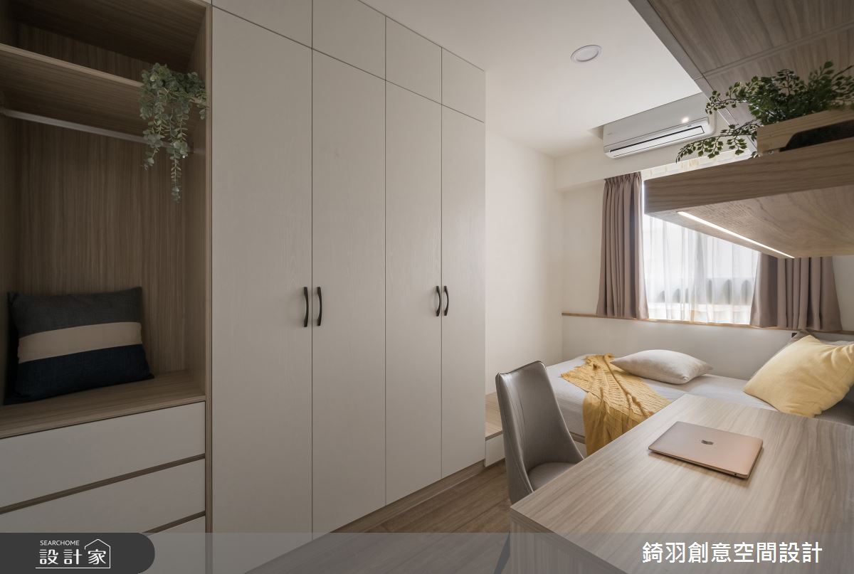 20坪新成屋(5年以下)＿現代風臥室案例圖片＿錡羽創意空間設計＿錡羽_46之28