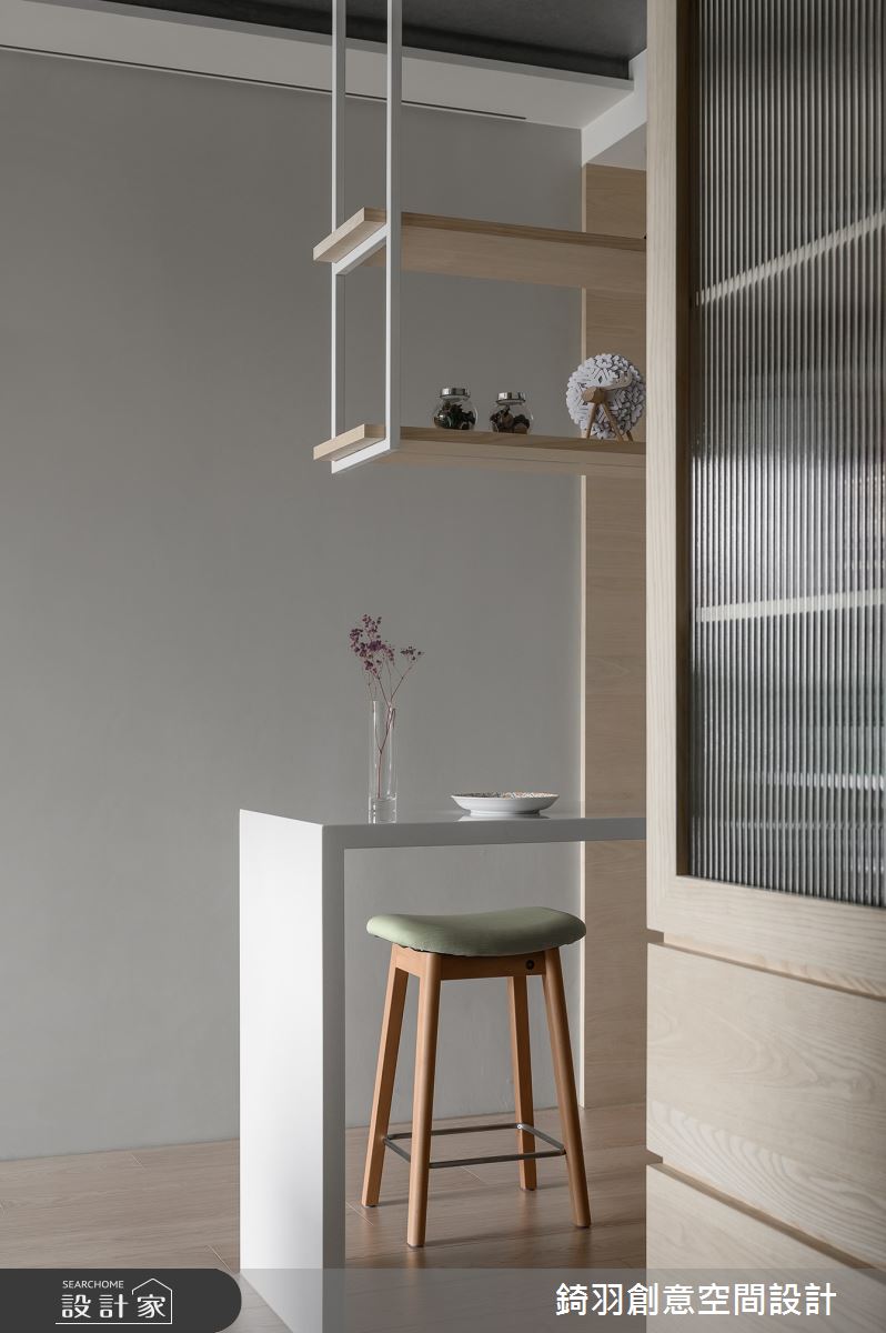 23坪新成屋(5年以下)＿日式無印風吧檯中島案例圖片＿錡羽創意空間設計＿錡羽_47之3