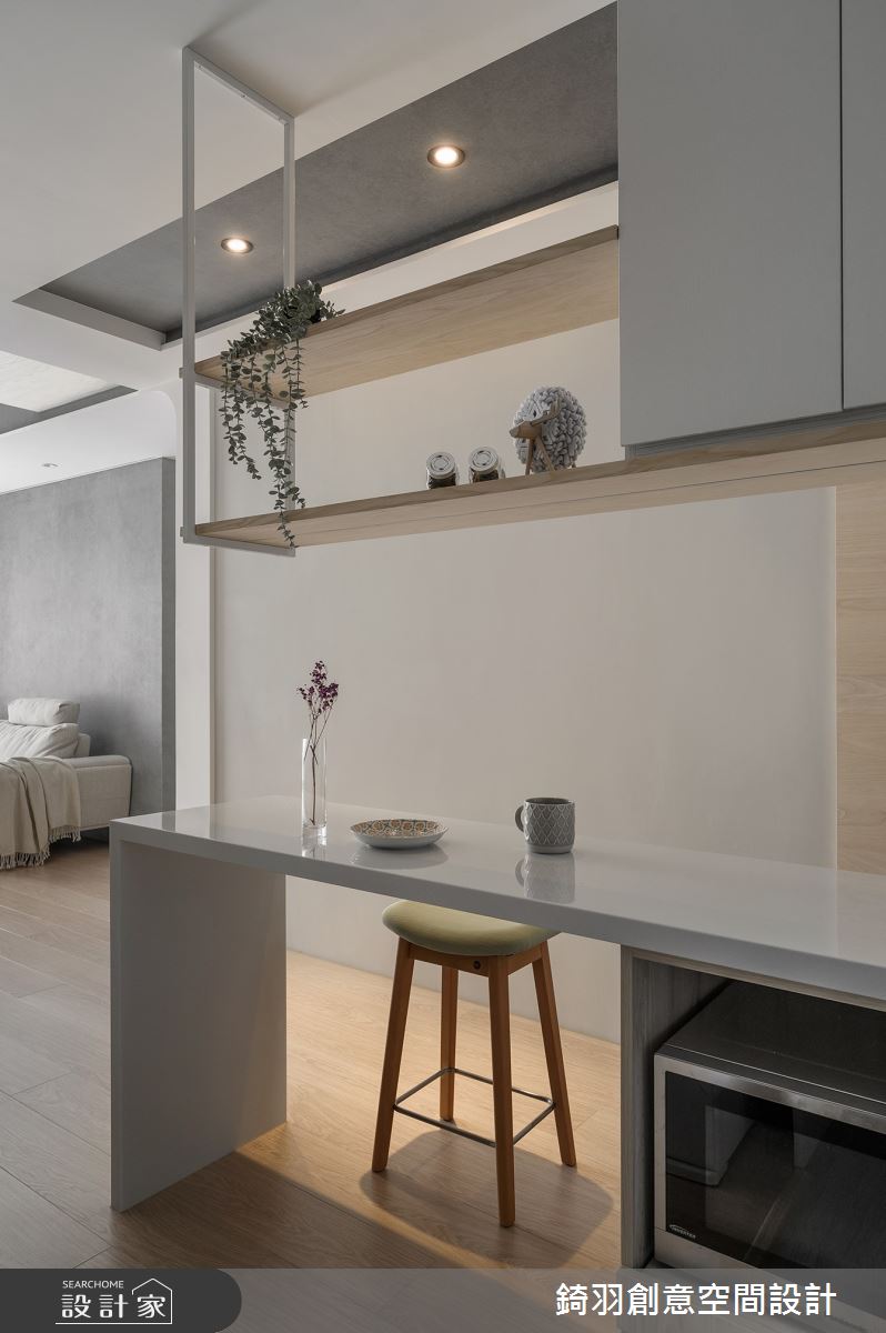 23坪新成屋(5年以下)＿日式無印風吧檯中島案例圖片＿錡羽創意空間設計＿錡羽_47之4