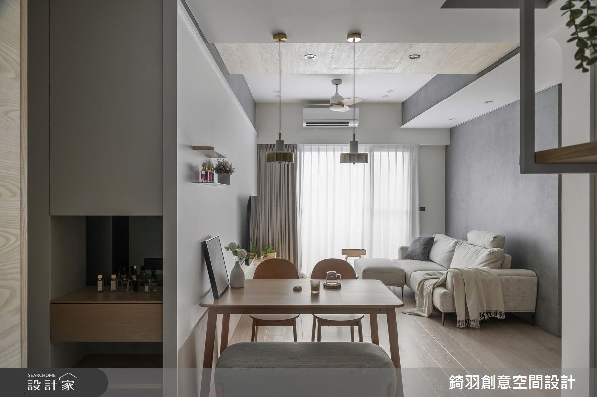 23坪新成屋(5年以下)＿日式無印風客廳餐廳案例圖片＿錡羽創意空間設計＿錡羽_47之5