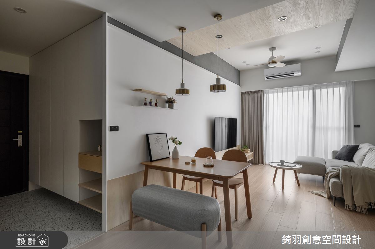23坪新成屋(5年以下)＿日式無印風玄關客廳餐廳案例圖片＿錡羽創意空間設計＿錡羽_47之8