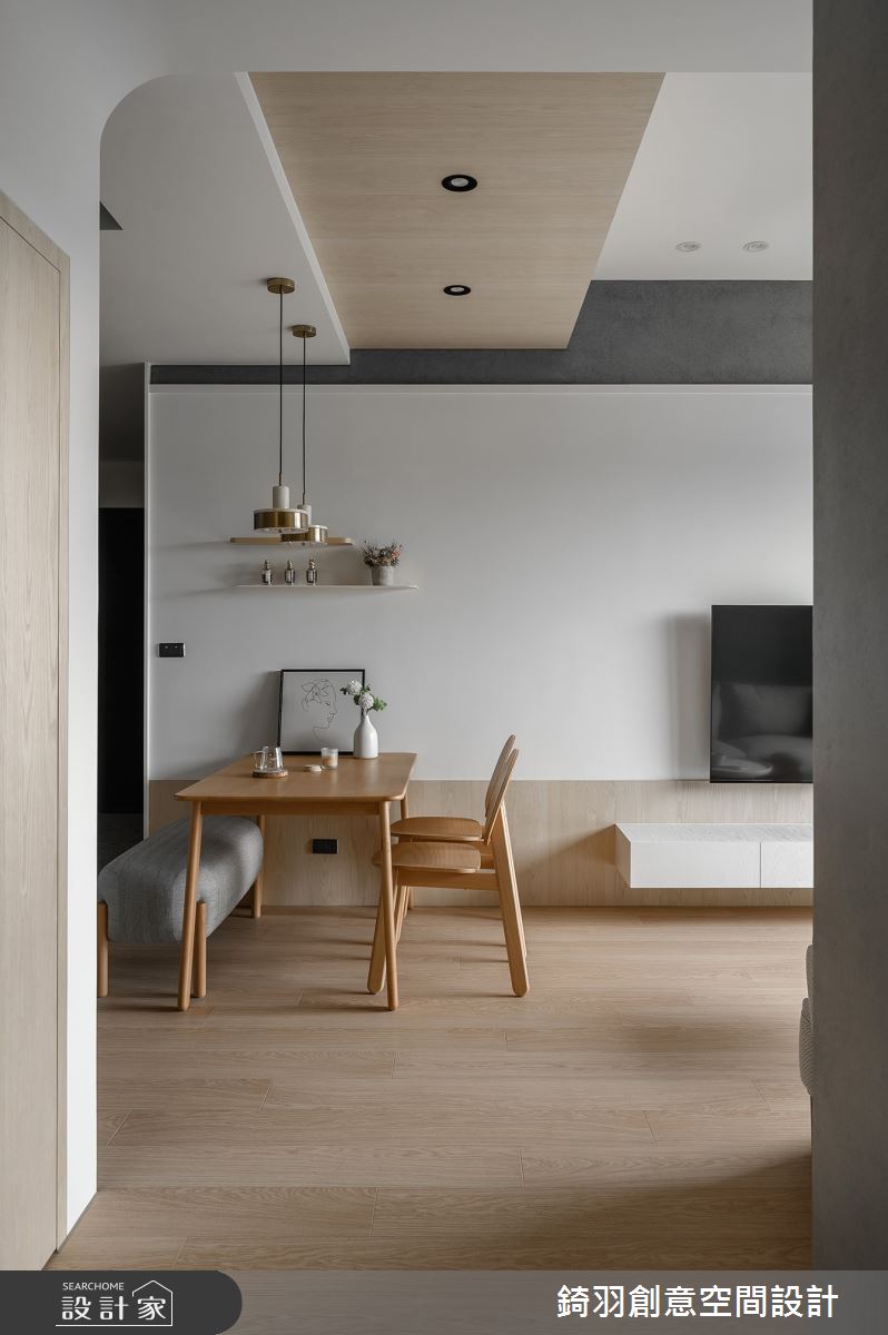 23坪新成屋(5年以下)＿日式無印風客廳餐廳案例圖片＿錡羽創意空間設計＿錡羽_47之10