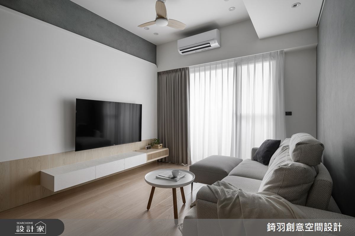 23坪新成屋(5年以下)＿日式無印風客廳案例圖片＿錡羽創意空間設計＿錡羽_47之12