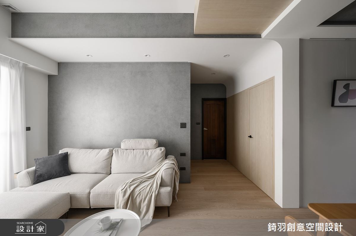 23坪新成屋(5年以下)＿日式無印風客廳案例圖片＿錡羽創意空間設計＿錡羽_47之14