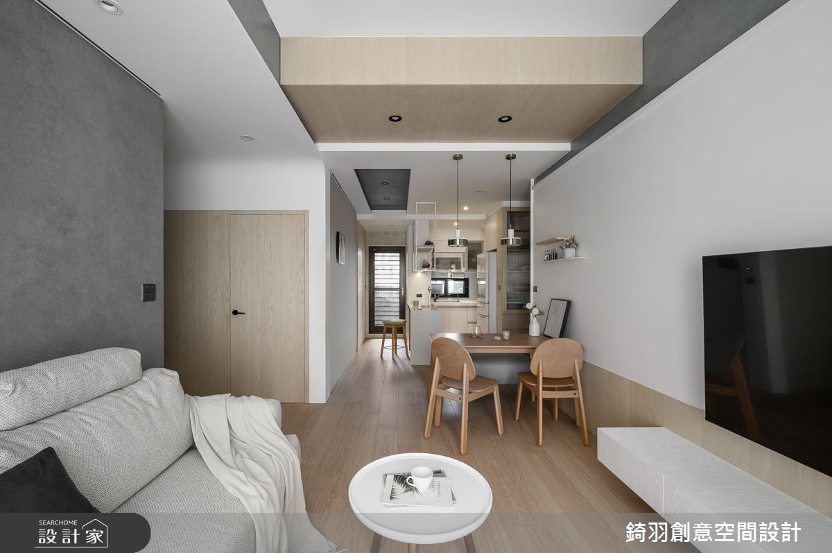 23坪新成屋(5年以下)＿日式無印風客廳餐廳案例圖片＿錡羽創意空間設計＿錡羽_47之15