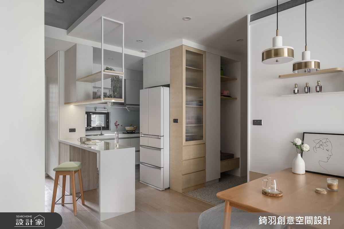 23坪新成屋(5年以下)＿日式無印風玄關餐廳廚房吧檯中島案例圖片＿錡羽創意空間設計＿錡羽_47之16