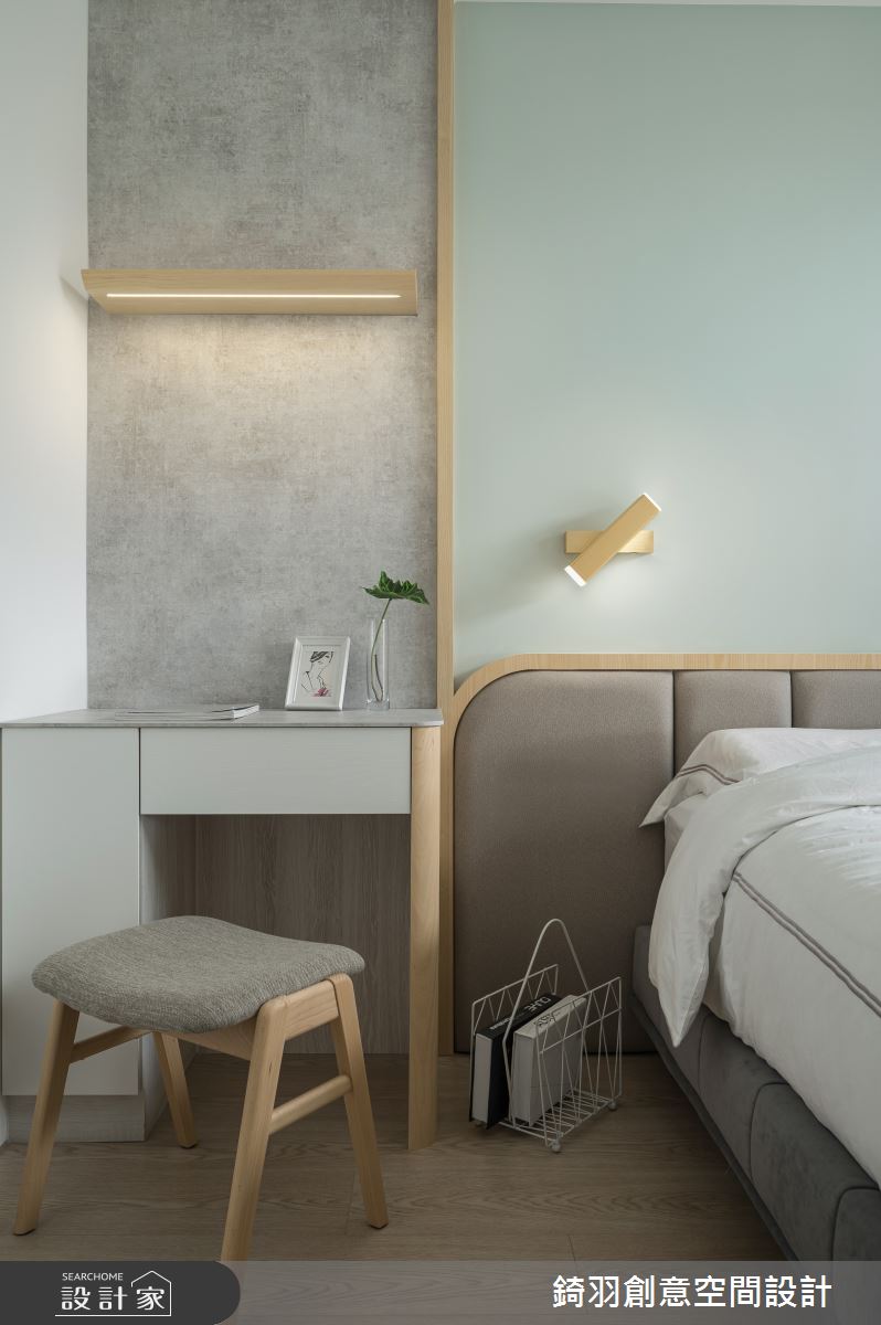 28坪新成屋(5年以下)＿北歐風臥室案例圖片＿錡羽創意空間設計＿錡羽_48之12