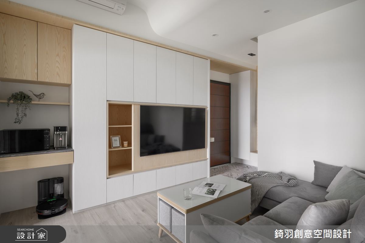 15坪新古屋(10年以下)＿北歐風玄關客廳案例圖片＿錡羽創意空間設計＿錡羽_49之2