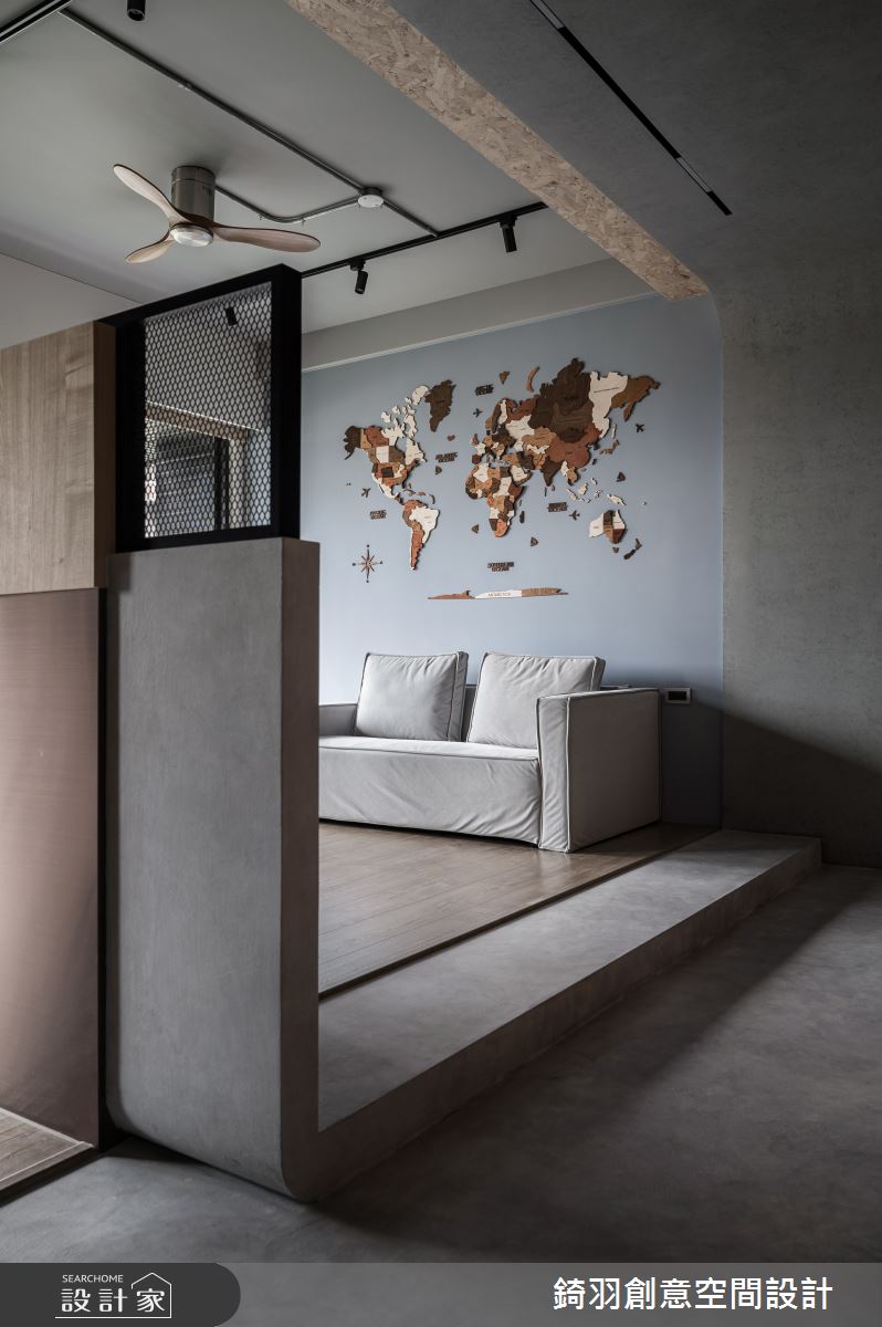 31坪預售屋＿工業風客廳案例圖片＿錡羽創意空間設計＿錡羽_50之4