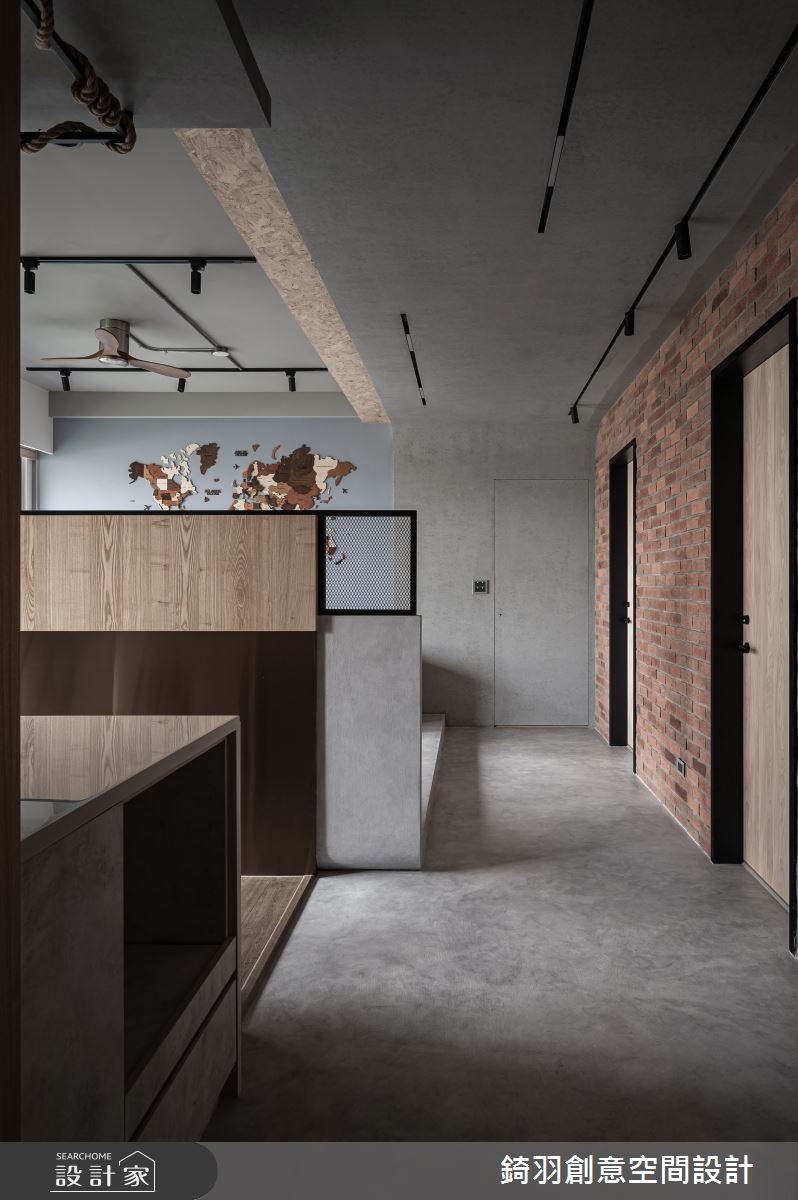 31坪預售屋＿工業風客廳餐廳走廊案例圖片＿錡羽創意空間設計＿錡羽_50之5