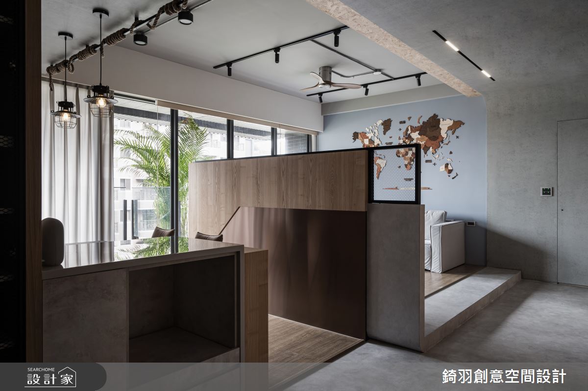 31坪預售屋＿工業風客廳餐廳走廊案例圖片＿錡羽創意空間設計＿錡羽_50之6