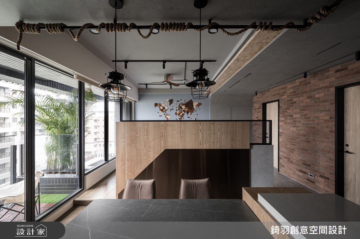 31坪預售屋＿工業風餐廳案例圖片＿錡羽創意空間設計＿錡羽_50之10