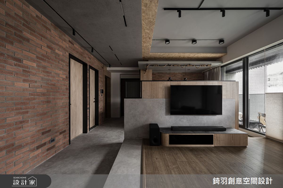 31坪預售屋＿工業風客廳走廊案例圖片＿錡羽創意空間設計＿錡羽_50之7