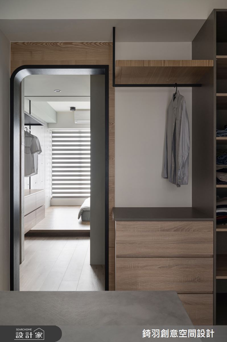 31坪預售屋＿工業風臥室更衣間案例圖片＿錡羽創意空間設計＿錡羽_50之13