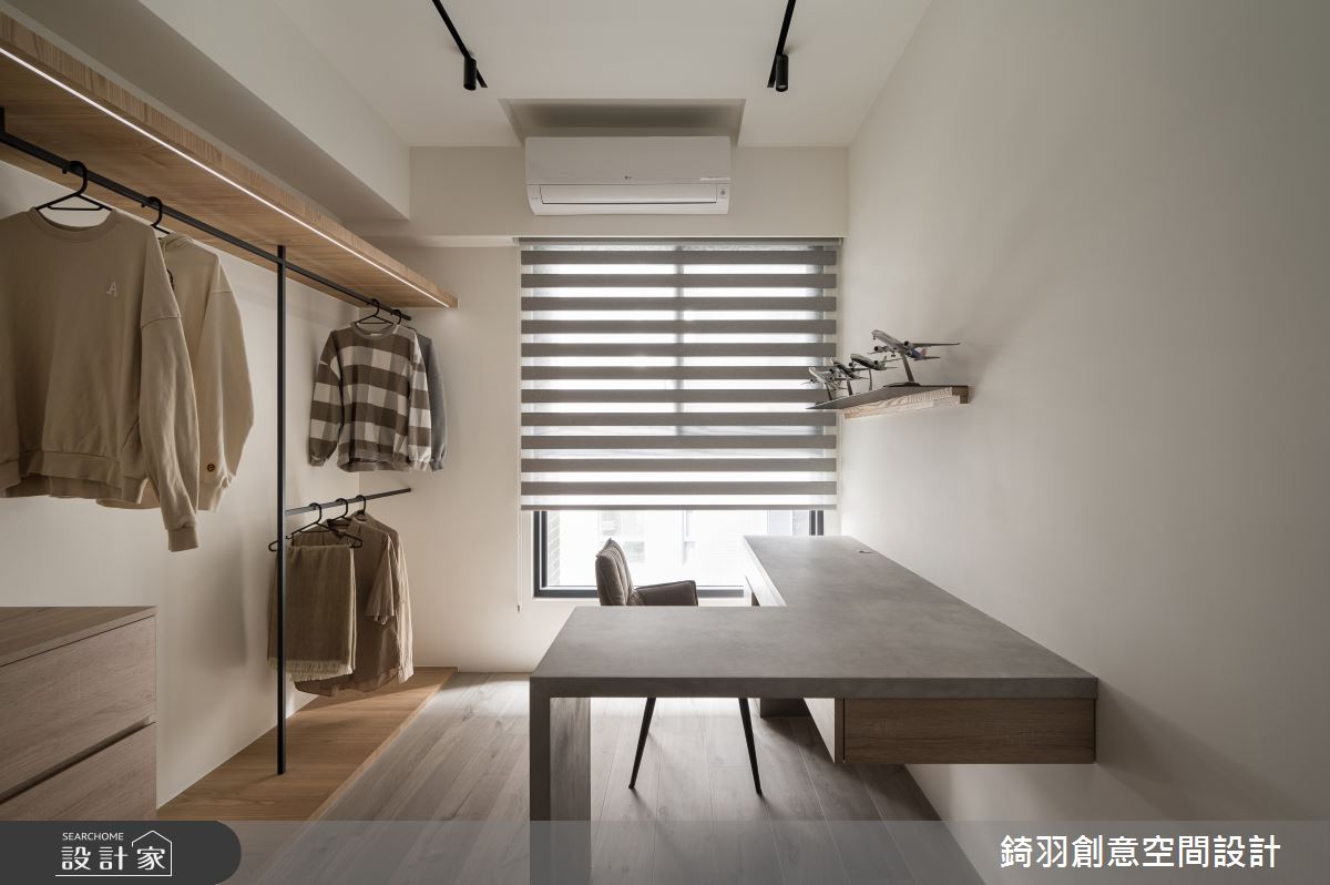 31坪預售屋＿工業風書房更衣間案例圖片＿錡羽創意空間設計＿錡羽_50之15