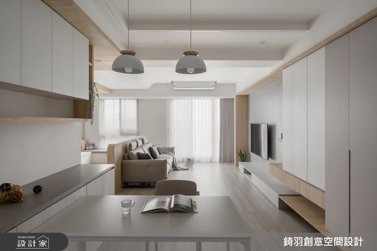 30坪新成屋(5年以下)＿日式無印風客廳餐廳案例圖片＿錡羽創意空間設計＿錡羽_53之3