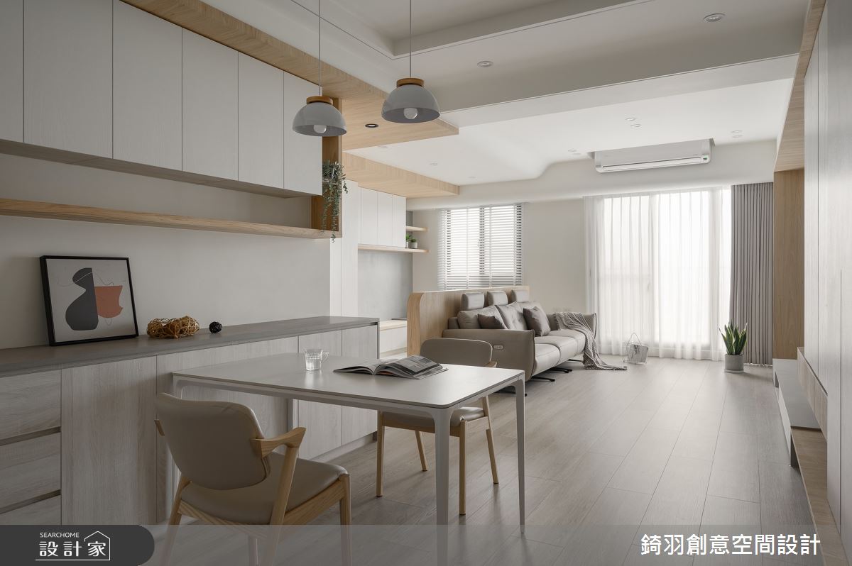 30坪新成屋(5年以下)＿日式無印風客廳餐廳案例圖片＿錡羽創意空間設計＿錡羽_53之5